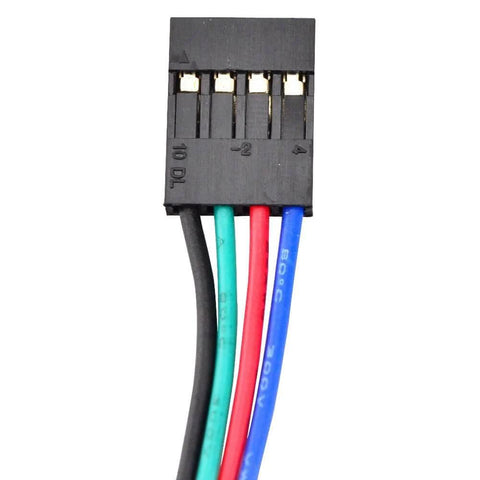 Nema 17 Stepper Motor Bipolar 2A 59Ncm(84oz.in) 48mm Body 4-Lead W/ 1m Cable and Connector 3D Printer/CNC close-up of connector