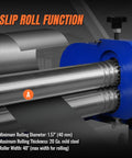 40 Inch Three In One Pan And Box Brake With Slip Roll Shear And Bending Functions For Sheet Metal 20 Gauge Mild Steel Roller