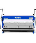 Front view of 40 Inch Three In One Pan And Box Brake With Slip Roll Shear And Bending Functions For Sheet Metal 20 Gauge Mild Steel MMCB4020