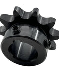 40 Tooth Roller Chain Sprocket Type B With Five Eighth Inch Bore For ANSI 40 Chain, Half Inch Pitch, Ten Teeth, Keyway And Two Setscrews