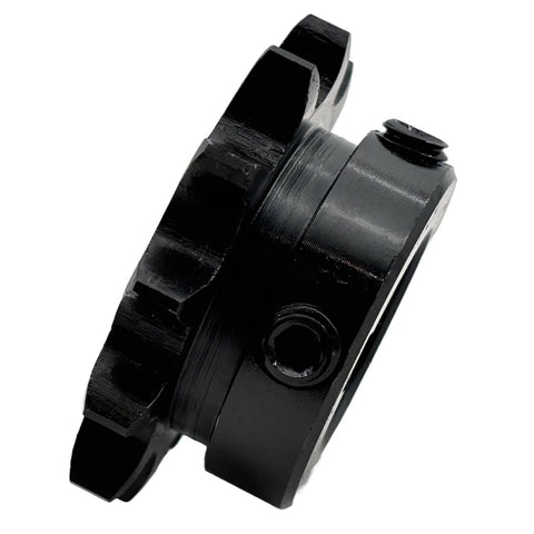 Side view of 40 Tooth Roller Chain Sprocket for 40 Chain One Inch Bore Type B Built Tough Hardened 1045 Steel Antirust Drive Sprocket