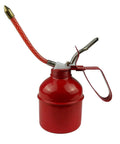 Easy Grip 400ml Manual Oiler Can With Red Lever For Precise Lubrication Hand Pump Oil Can With Flexible Hose, front view