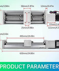 400mm Stroke CNC Linear Stage Motion Actuator, Double Optical Axis X Y Z Axis Linear Slide Rail Aluminum Alloy Cross Sliding Table SBR16 Linear Rail Guide SFU1605 Ballscrew for CNC - Buy Bearings online - Fast US Shipping