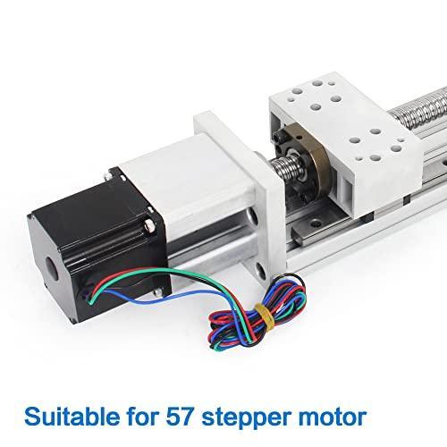 400mm Stroke CNC Linear Stage Motion Actuator X Y Z Axis Linear Slide Rail  Aluminum Alloy Cross Sliding Table Linear Rail Guide SFU1605 