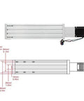 400mm Stroke CNC Linear Stage Motion Actuator X Y Z Axis Linear Slide Rail Aluminum Alloy Cross Sliding Table Linear Rail Guide SFU1605 Ballscrew+Nema23 57 Stepper Motor for CNC - Buy Bearings online - Fast US Shipping