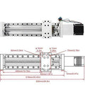400mm Stroke CNC Linear Stage Motion Actuator X Y Z Axis Linear Slide Rail Aluminum Alloy Cross Sliding Table Linear Rail Guide SFU1605 Ballscrew+Nema23 57 Stepper Motor for CNC - Buy Bearings online - Fast US Shipping