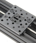 Close-up of 250mm 4080U Aluminum Profile Z-axis Screw Slide Table Linear Actuator for 3D Printer and DIY CNC Router Parts