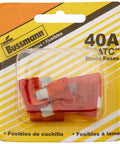 40 Amp ATC Blade Fuse Orange 5 Count Pack For Auto Electrical Wiring 32V DC Quick Acting Low Voltage Protection For Your Ride Universal Fit UL Recognized Thermoplastic 94V0
