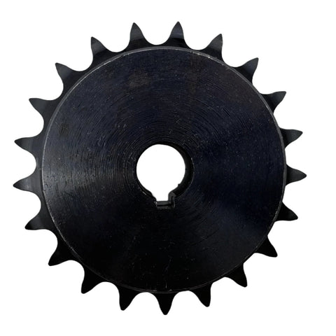 Heavy Duty 40B21 Type B Roller Chain Sprocket ANSI Size 40 For 40 Chain 21 Teeth Five Eighth Inch Bore Hardened 1045 Carbon Steel