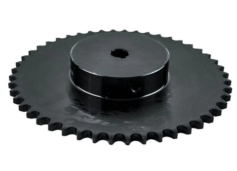 40B50 Roller Chain Sprocket, B Type, 50 Teeth, Three Quarter Inch Bore, 1045 Medium Carbon Steel, ANSI MARTIN Standard, Jeremywell