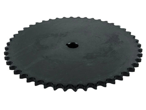 40B50 Roller Chain Sprocket, B Type, 50 Teeth, Three Quarter Inch Bore, 1045 Medium Carbon Steel, ANSI MARTIN Standard