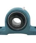 Front view of UGP315-48 Pillow Block Bearing Single Unit, Heavy Duty Eccentric Collar Lock, 3 in ID, Cast Iron P315 Housing and Sealed Ball Insert
