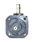 Front view of 40HP Gearbox For RC30 Rotary Cutter With 1 3 8 Inch Input And 12 Spline Output