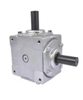 40 HP Right Angle Bevel Gearbox with Crosshole & 1" Keyed Shaft 19455-SR-KW-PH-GR CW/CW 1:1 1800 Max RPM