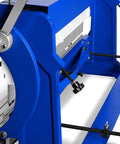 Close-up of 40 Inch Three In One Pan And Box Brake With Slip Roll Shear And Bending Functions For Sheet Metal 20 Gauge Mild Steel