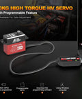 40KG Waterproof RC-Steering-Servo High-Torque - Full Metal Gear Brushless Digital Servo for 1/10 RC Car with programmer
