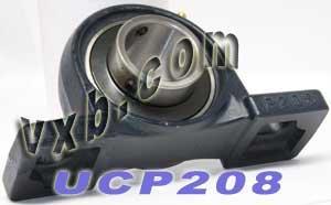 40mm Bearing UCP-208 + Pillow Block Cast Housing Mounted Bearings - VXB Ball Bearings
