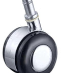40mm caster wheel - abs (plastic) stem built for smooth motion, steady alignment, clean installs for CNC, automation, replacement, 1-pack