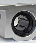 ✝️ SMA40GWUU NB 40mm Slide Bush Bushings Motion Linear Bearing with smooth metal finish, front view showing bearing alignment system.