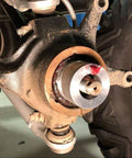 40mm Wheel Bearing Greaser Kit For Polaris ATVs UTVs And SxS Must Have Quick Grease Packer installed on vehicle axle