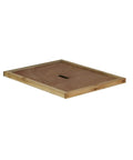 Inner cover from the Beeswax Dipped Langstroth Beehive Parts Kit For 10 Frame Hives With Telescoping Top Cover, Oval Bee Escape, Inner Cover