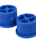5 Inch Paint Coating Roller Tool For Wall Decoration And Monochrome Design Application features two blue roller caps for smooth application.
