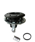 Rock Solid Heavy Duty 2 Piece Flush Pull Slam Latch Kit With Slick Black Steel Build featuring solid steel core and tight grip lock.