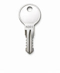 2 Pack Replacement Keys N124 Pre Cut To N001 To N250 Codes Includes Removal Key D1251 for Roof Racks