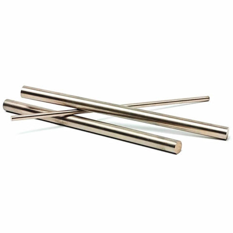 Tungsten Copper Alloy Rod 80 Percent Tungsten 20 Percent Copper, 200mm Length, Diameters From 1.5 To 20mm, Lab Grade