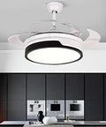 42 Inch Ceiling Fan With Bright Led Lighting And Handy Remote Control Bringing Slick Invisible Bladeless Style To Your Spot For Solid Airflow And A Major Room Upgrade in modern kitchen with sleek design.
