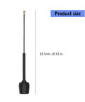 Omnidirectional FPV Drone Antenna Upgrade For Quadcopter And Helicopter Transmitters, black metal 10.5cm long shown next to ruler