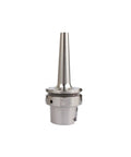 HSK63A CNC Precision Collet DC Chuck Clamping Fixture in stainless steel for milling and grinding applications.