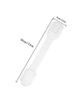 19 cm adjustable strap from 12 Pcs White ABS Cabinet Locks For Kidproofing Drawers And Appliances With Easy Install And Reliable Security Plus Adjustable Furniture Straps For Home Safety