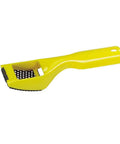 Compact Surform Shaver with Lightweight Polypropylene Build for Quick Stock Removal, curved blade and sidecut teeth visible