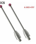 Two Pack CMM Touch Probe Styli With 2mm Ball Tip And 50mm Measuring Rod For Coordinate Measuring Machines Metrology Probes For High Precision Testing Shop Ready Quality Inspection Tools For Industrial Measurement, 2pcs A-5003-4797