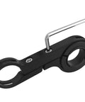 Black 7.9 Inch Bike Handlebar Extender Aluminum Alloy Extension Mount for Accessories Dual Mount Design with Allen wrench