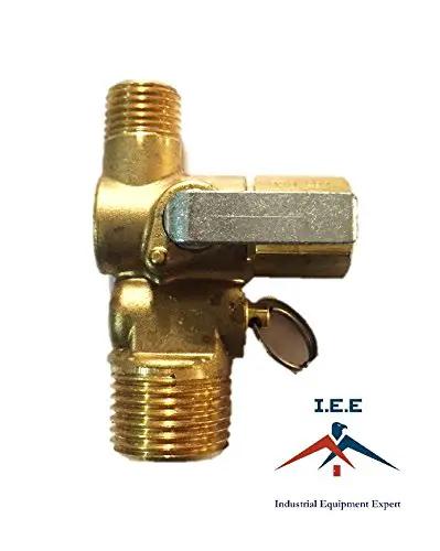 Upgrade Your Rig With This Badass Air pneumatic tank control valve unit with forged brass body and manual shut off lever.