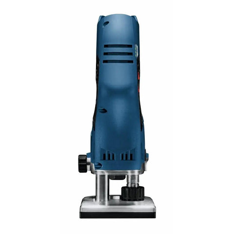 Lightweight 12V Max EC Brushless Palm Edge Router Bare Tool, front view of compact offset body and ergonomic design for edging