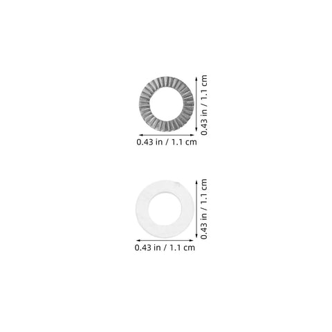 Heavy Duty Metal Wedge Locking Washers For Drum Rack Mounting Hardware And Cymbal Stand secure fasteners, featuring assorted designs.