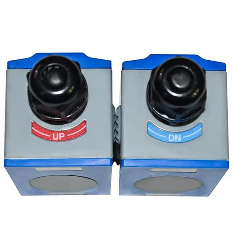 Top view of Digital Ultrasonic Flow Meter For Liquids TUF-2000B Bi-Directional 0 To 10 Meters Per Second IP67 sensors.