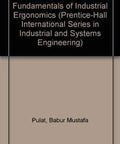 Book: Fundamentals of Industrial Ergonomics; black area over beige lower section, author Pulat Babur Mustafa.