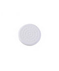 Eight Pack White Square Furniture Leg Pads 1.18 Inch PVC Floor Protectors for Chairs and Tables Scratch Resistant Glides