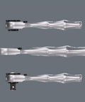 Ergonomic ratchet handle from Tool Check Plus Imperial 39 Piece Bit And Socket Set With Color Coding For Quick Identification And 0.25 Inch Hex Drive Built For Tight Spots And Confined Spaces Ideal For Pros And DIYers