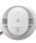 Heavy Duty 120V Hardwired Smoke Detector With Sweet AA Backup Battery Straight Up Badass Fire Safety Gear For Homes That Want Peak Protection All Year Round, top view showing installation wiring.
