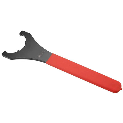 58mm ER40UM Collet Chuck Spanner Wrench For Lathe And CNC Milling Tools, red handle, pro-grade heavy-duty machine tool accessory