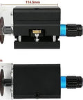 Portable Pneumatic Air Die Grinder With 30000 Rpm Motor And 50mm Cutting Wheel Shows side view with dimensions for industrial use.