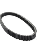 Beefed Up Motorcycle Drive Belt Replacement For ZR900 EFI And MX Z 1000 Durable Transmission Belt Compatible With 0627-029 417300189 Built For Power Delivery Long Life Smooth Shifts black rubber belt shown on white background