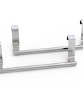 Over Cabinet Towel Rack Set, Heavy Duty Stainless Steel Kitchen Towel Bar Holder In Chrome Finish, 9 Inch Wide, 2 Pack