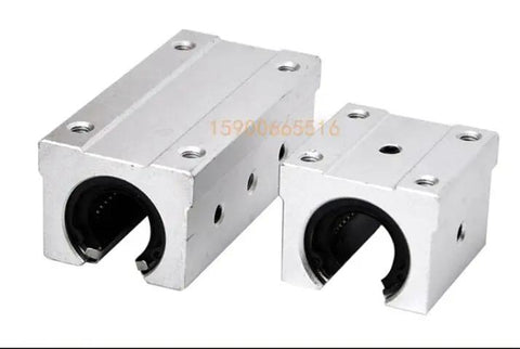 Rock Solid Aluminum Block Linear Motion Bearing Slide For 12mm SBR Track And 12mm Linear Guide Rail Compatibility SBR12UU Compatible Beefy Heavy Duty Ball Bearing Block For CNC Machines 1 Piece