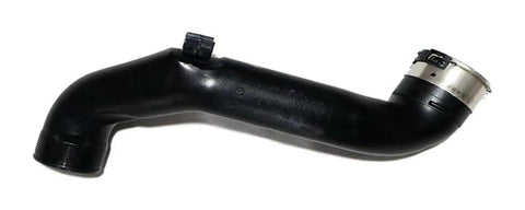 Premium Rubber Air Intake Hose Boost Pipe For BMW 5 6 7 Series F02 F06 F07 F10 F12 F13 Engine Replacement Car Parts, black rubber, curved design.